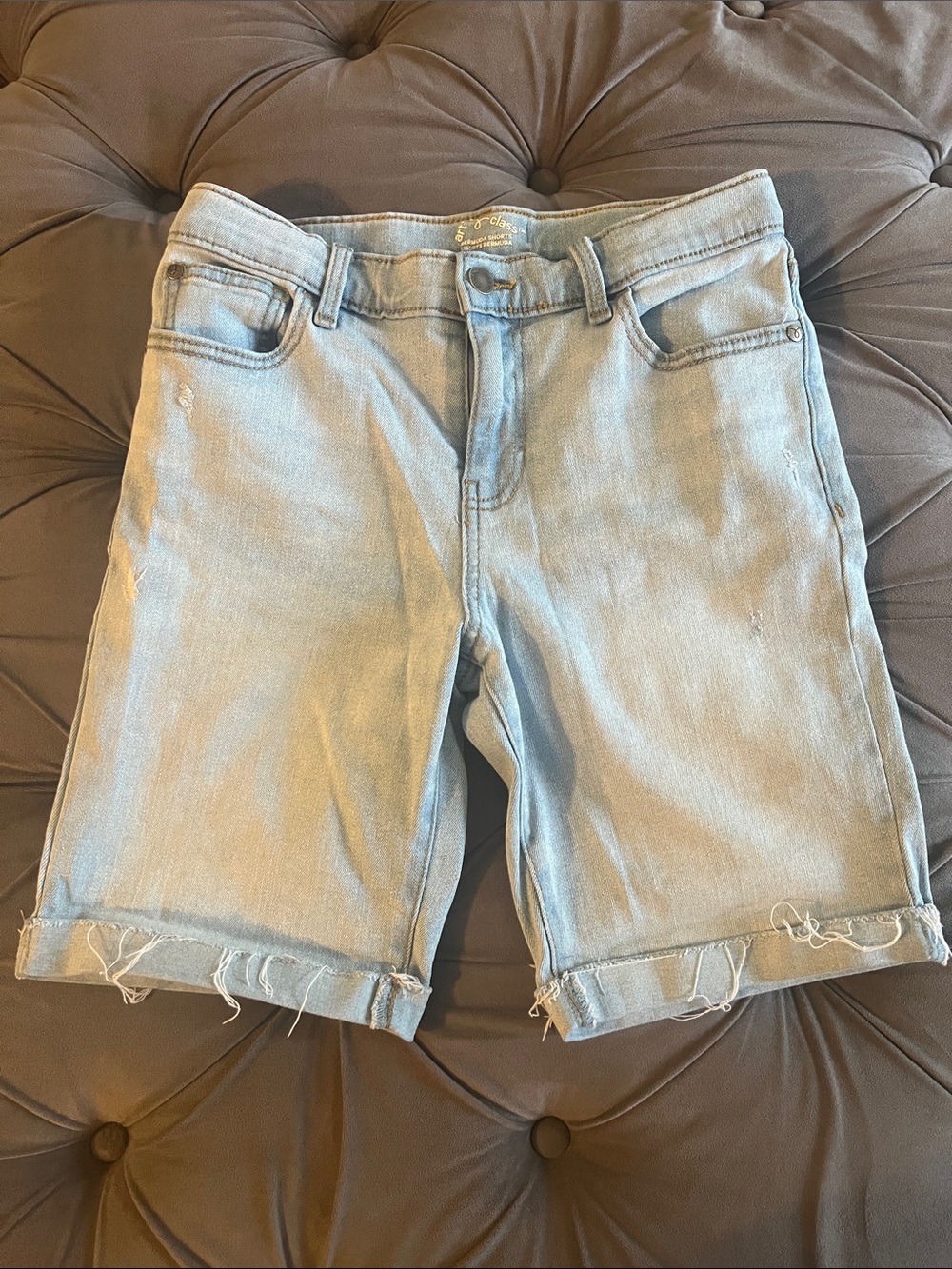 art class Light Wash Blue Denim Bermuda Shorts